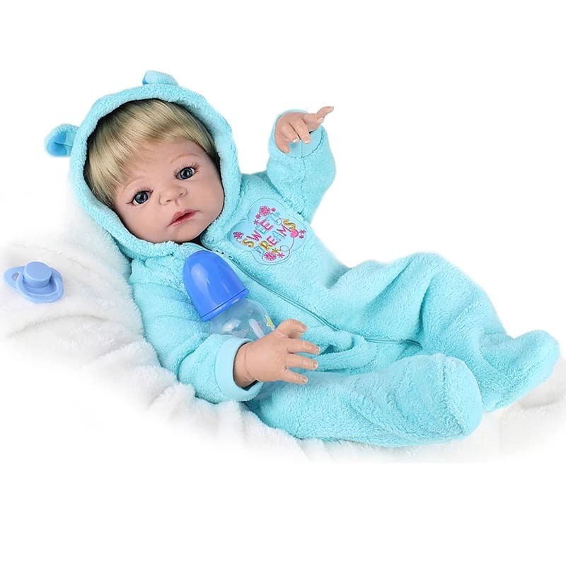 BEBÊ REBORN MENINO GABRIELL MEGA REALISTA TODO EM SILICONE - Maternidade  Mundo Baby Reborn