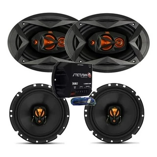 Alto Falante Jbl 6x9 Som Interno + Triaxial 5 Pol + Modulo Kit completo Mais potente do mercado
