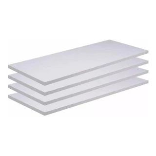 Prateleira Branca Decorativa 100% MDF 55x10 C/Suportes