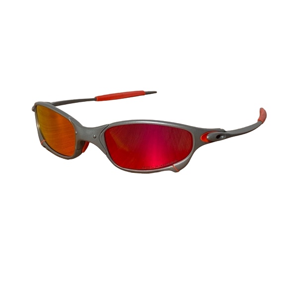 Óculos Juliet X Metal - Ruby Vermelha - Lentes 100% Polarizadas - Pinada