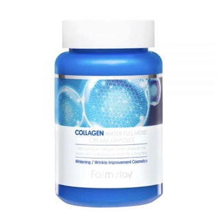 farmstay collagen water full moist cream ampoule 250ml