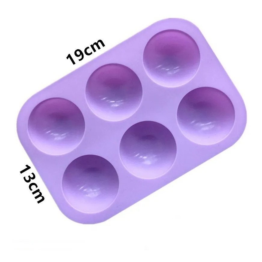 Forma De Silicone Sabonete Redondo | Shopee Brasil