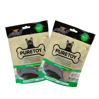 Combo 2 Cascos Bovinos Caes Puretoy Com 3 Peças Cada