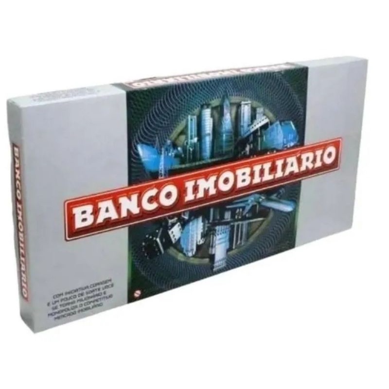 Banco Imobiliário Jogo Tabuleiro Tradicional