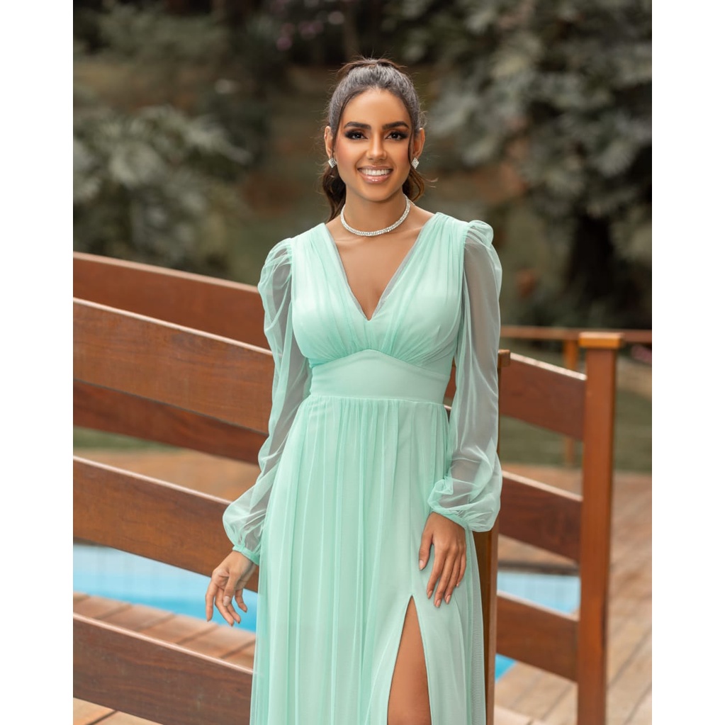 Vestido hot sale verde serenity