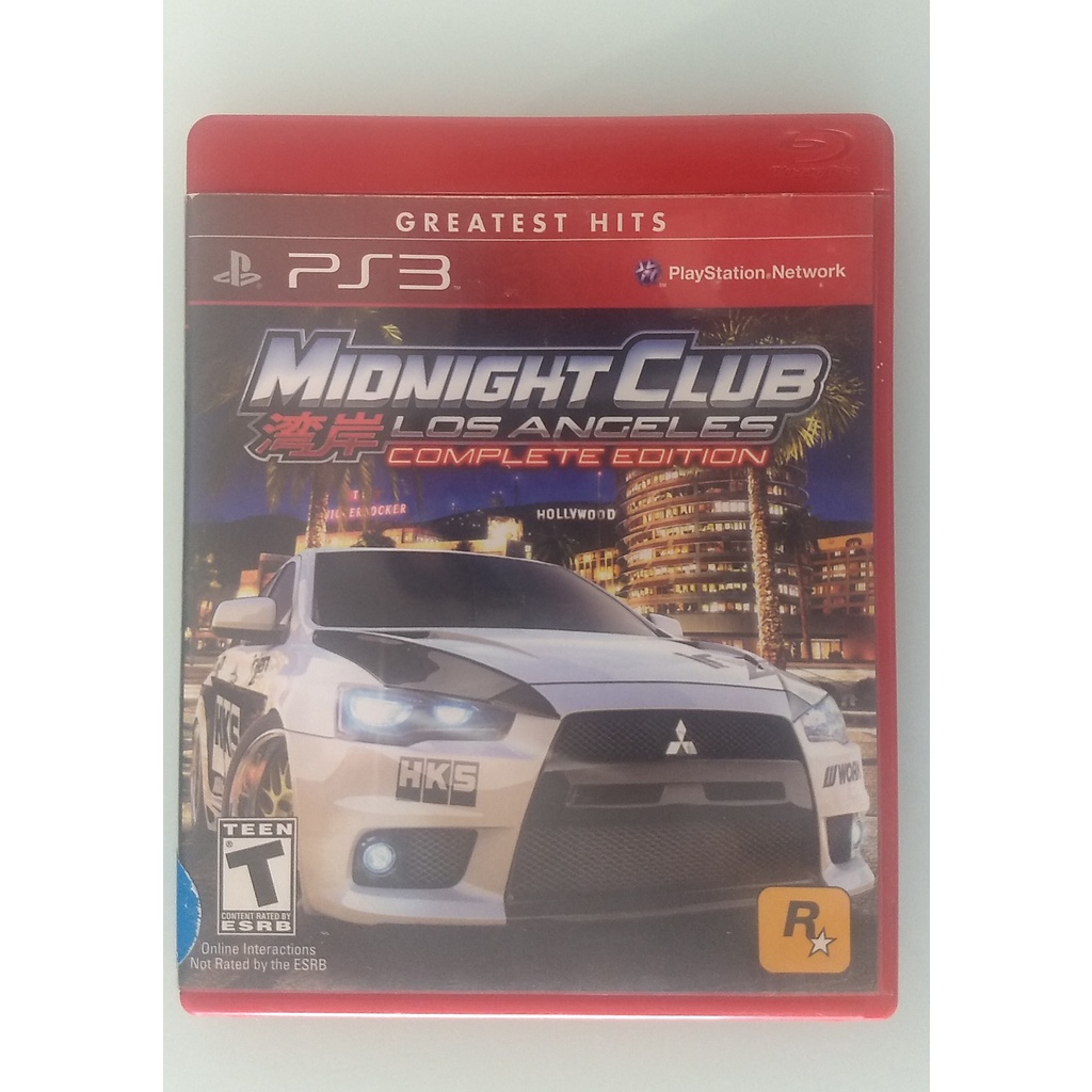 Jogo Ps3 Midnight Club Los Angeles Original Playstation 3