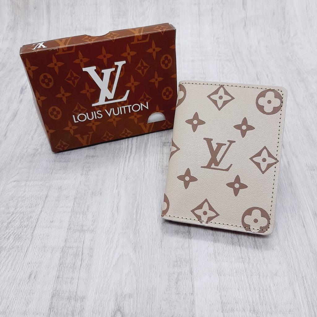 Carteira Masculina Louis Vuitton De Couro Na Caixa
