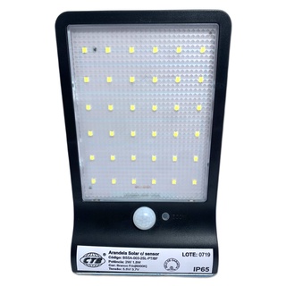 Luminária led de parede MEGA FORTE ILUMINAÇÃO MF106 cor marrom 4 unidades