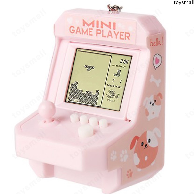 Kit Caixa Com 26 jogo Chaveiros Portátil Mini Tetris Game Console Lcd Handheld Jogadores De Jogos Crianças Brinquedos Eletrônicos Educativos -toysmall