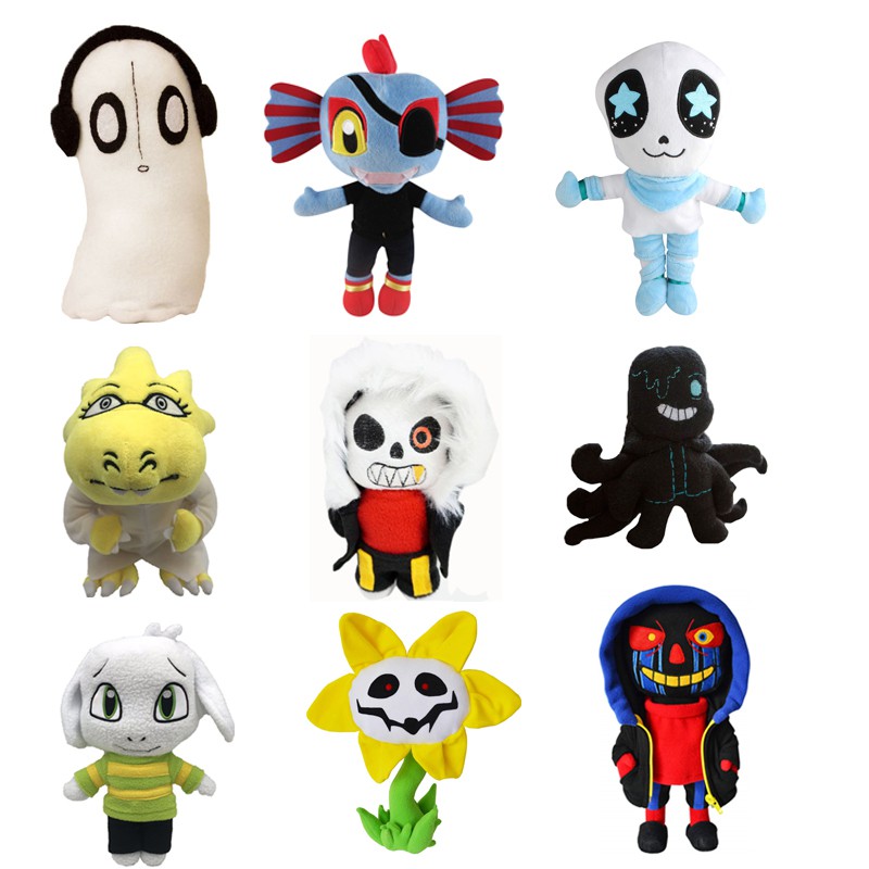 Mais Novo 25cm Undertale Pelúcia Undertale Sans Brinquedos De