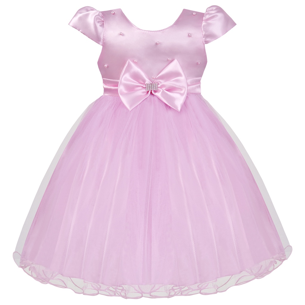 Vestido infantil de peça única com cinto, vestidos rosa para bebês, roupas  kawaii, estilo arejado, moda Y2K, 1-8Y, novo, quente, 2023