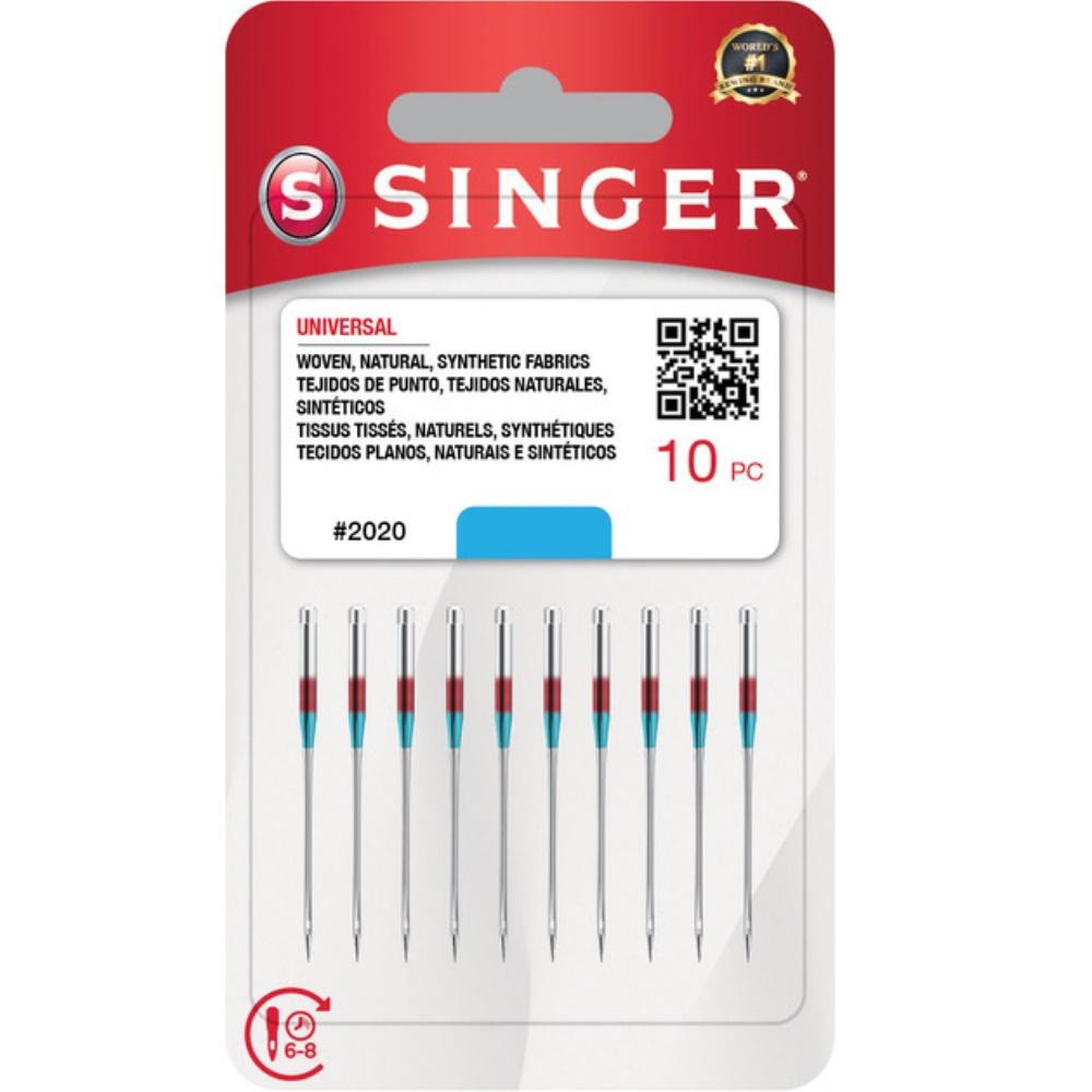 Agulha Singer Máquina Costura Doméstica 2020 Nº 70/10