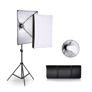 Soft Box Estúdio 50 X 70 Soquete E27 + Tripe 2m Luz Contínua