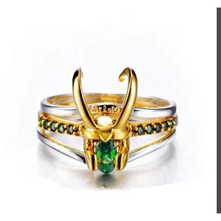 Herois vingadores Thor Loki Conjunto com 3 aneis