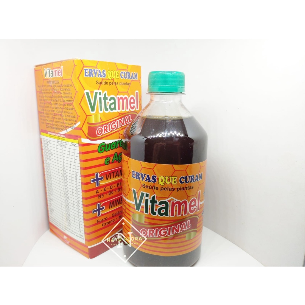 Vitamel - 500mL - Avin Natural(Rico em Vitaminas e Minerais) | Shopee ...