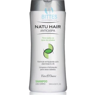 Shampoo AntiCaspa Natu Charm Cosméticos Natu Hair