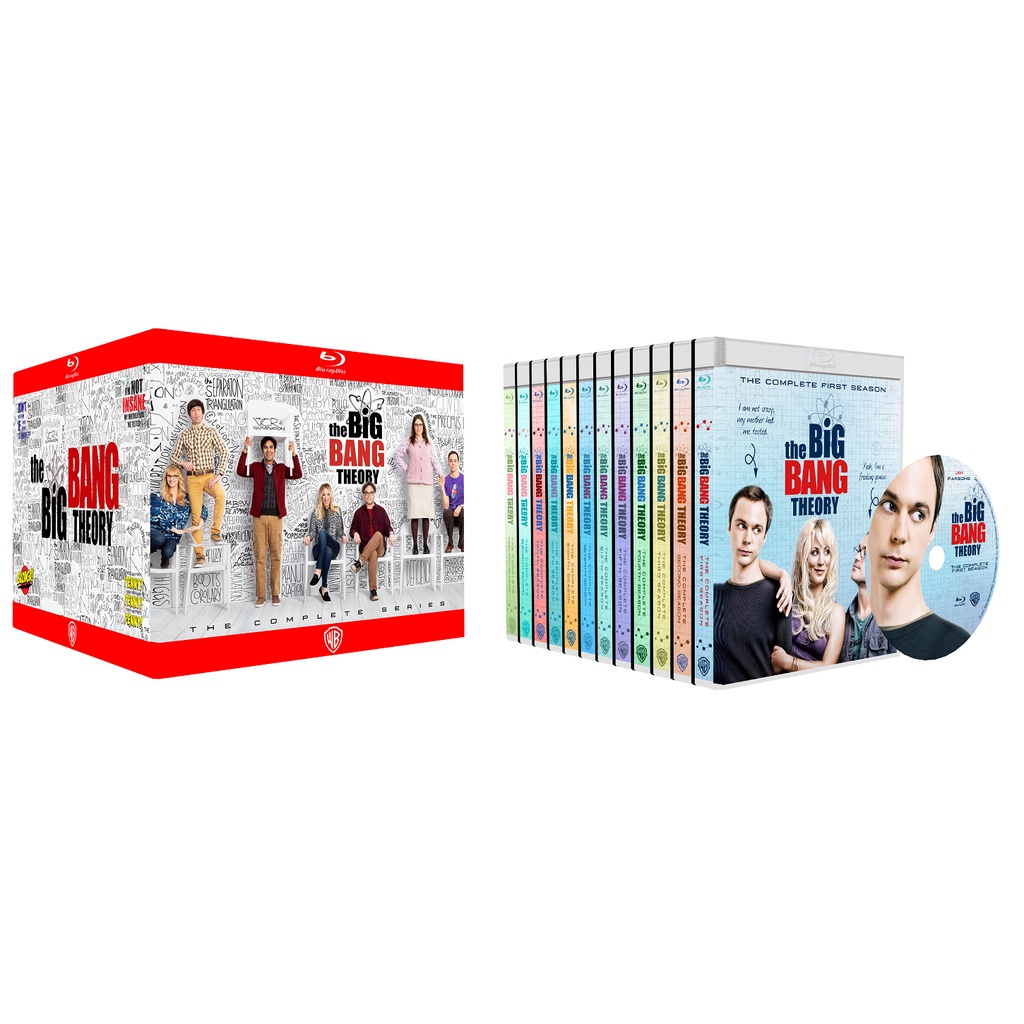 Blu-ray Box The Big Bang Theory - Big Bang: a teoria - Caixa