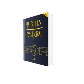 Biblia Sagrada Nova Bíblia Pastoral Média com Capa Cristal Edição Especial Católica Completa para Catequese Grupo Crisma