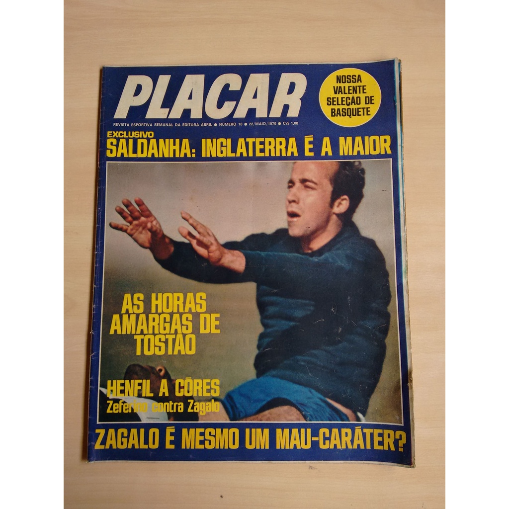 Futebol de Todos os Tempos: Revista do Dia - Placar 1970