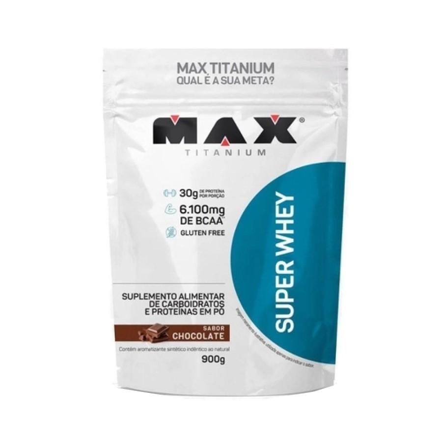 Super Whey Refil – 900gr – Chocolate – Max Titanium