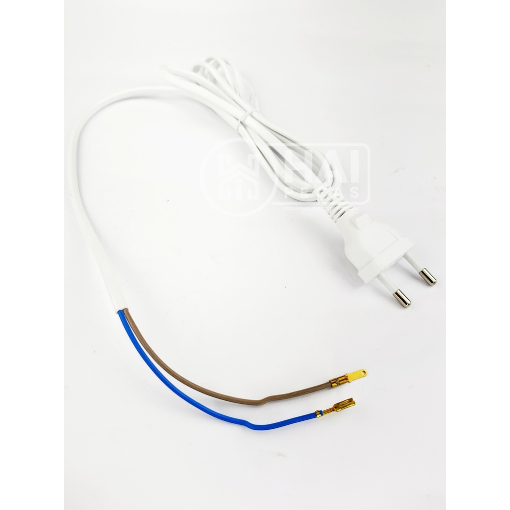 Cabo Plug Branco Ventilador Mesa Mondial