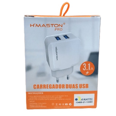 Fonte Hmaston De Carregador Turbo Usb A Original Shopee Brasil