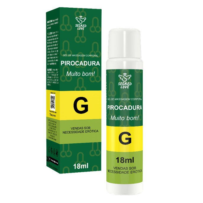 Gel Pirocadura Excitante Masculino Sex Shop Produtos Eróticos