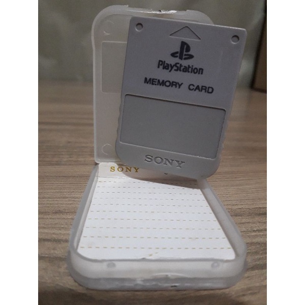 Memory Card para ps1 Fat, com a caixinha de acrílico, funcionando ...