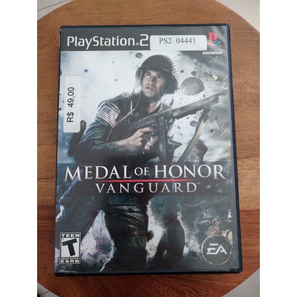Medal of Honor Vanguard jogo playstation ps2