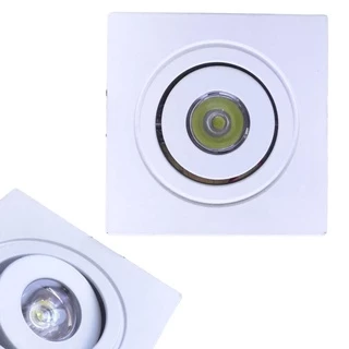 Spot LED Cob 1W Direcionavel Mini 6X6cm Embutir 110v 220v Bivolt
