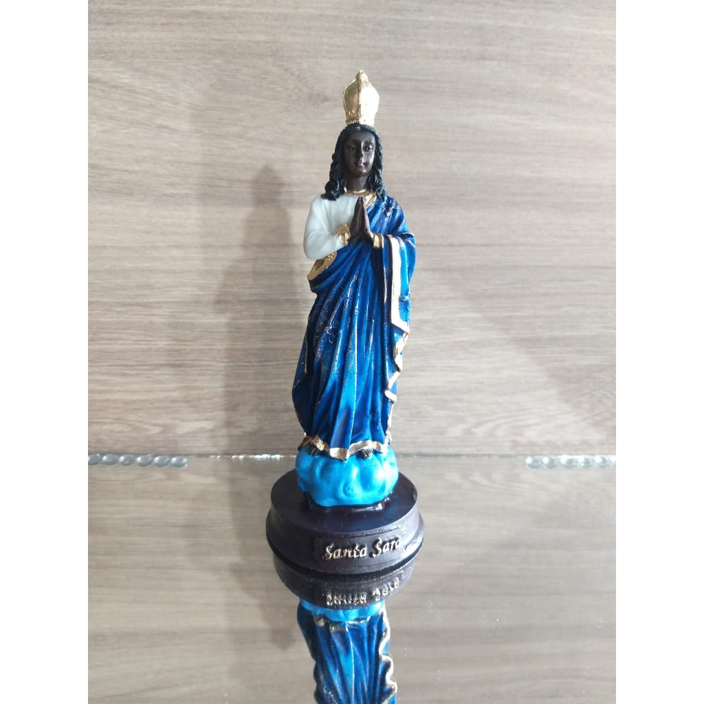 Imagem Santa Sara Kali 15cm Em Resina