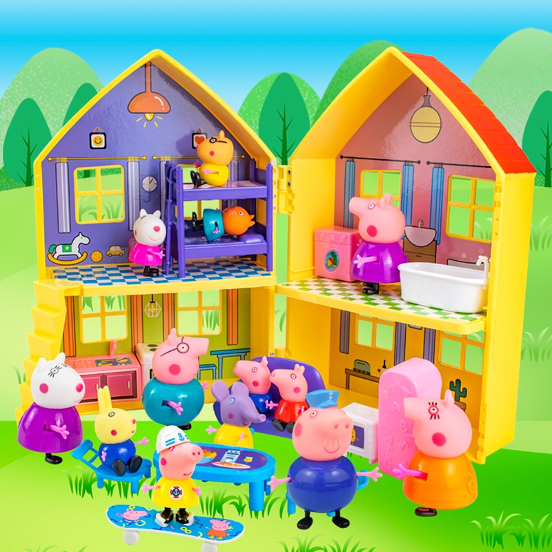 Faça Você Mesmo Casinha de Papel Peppa Pig  Casa de peppa pig, Casa de  peppa, Casa de muñecas de cartón