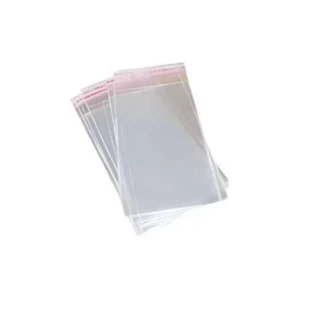 Saco Adesivado C/cola Transparente 5x7 100 Unidades