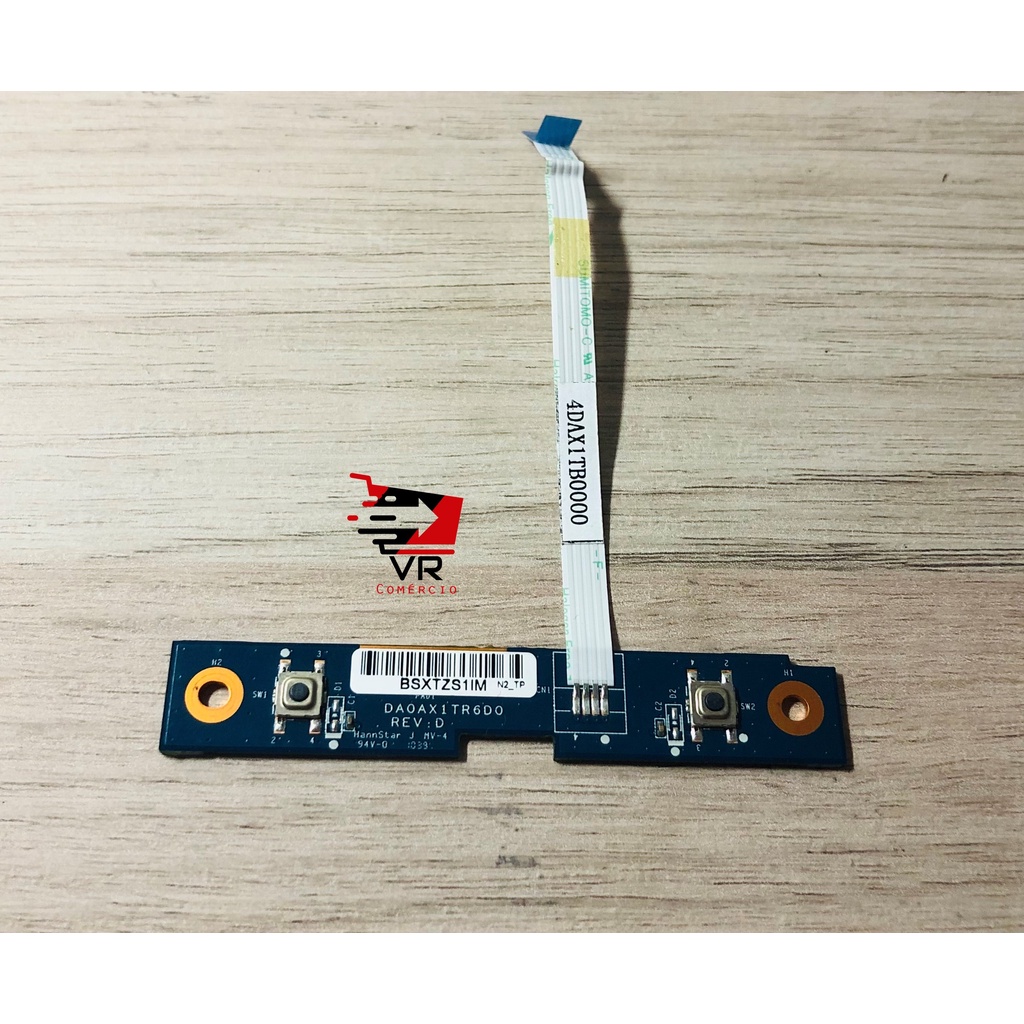 Placa Botoes Touchpad Notebook Hp G42 Da0ax1tr6d0 Shopee Brasil