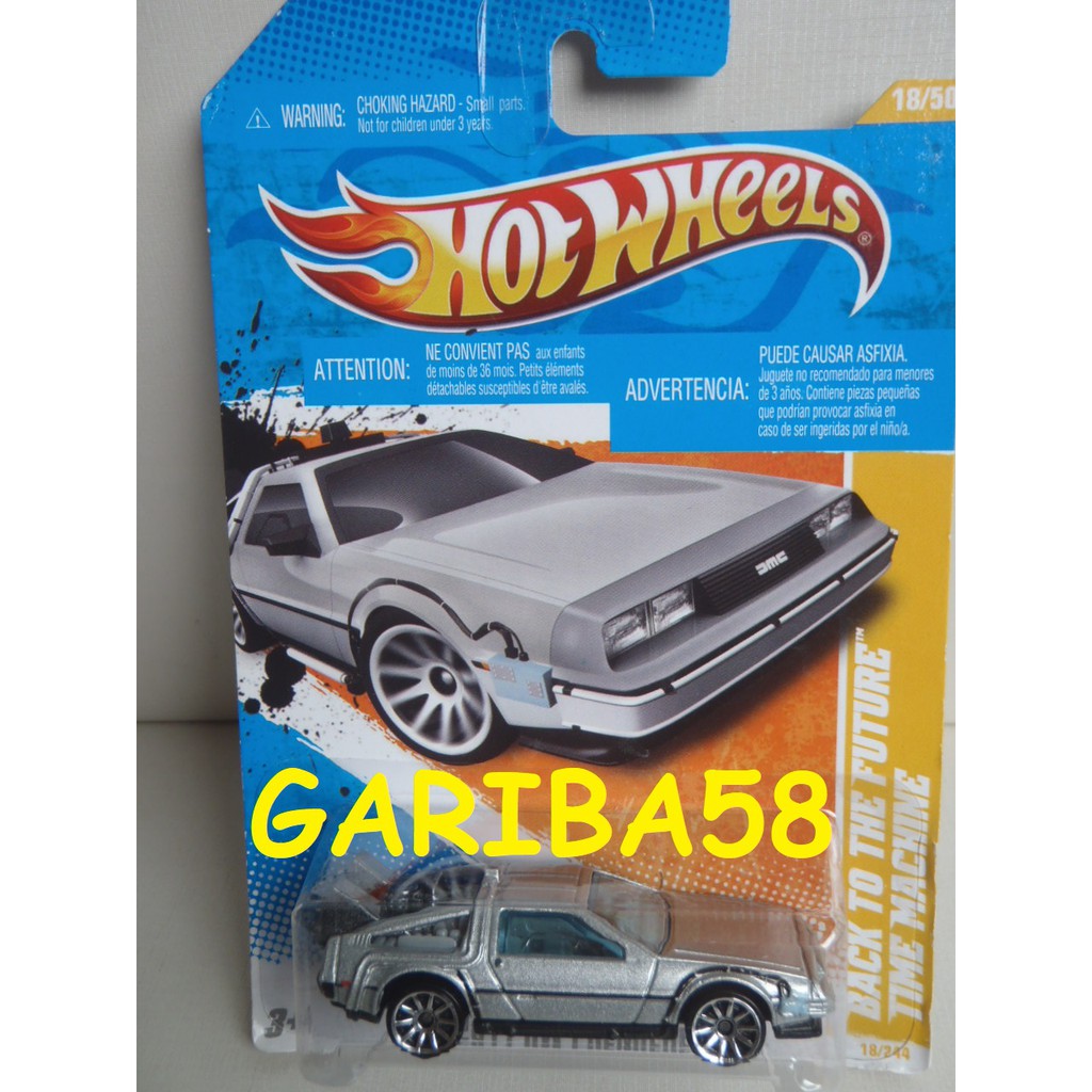 Hot Wheels Delorean Back To The Future Time Machine 2011 Premiere Series Gariba58