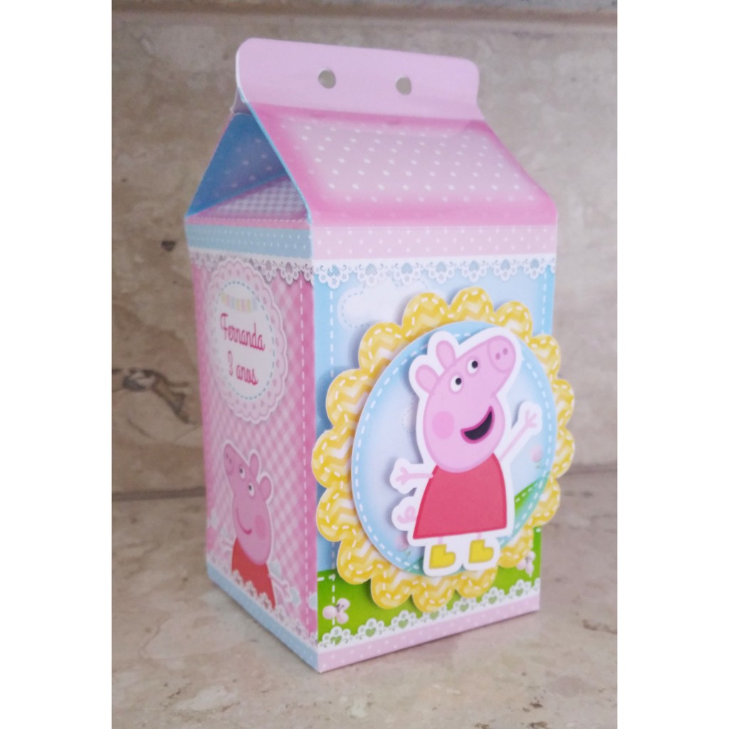 Caixa Milk Casa Família Pig