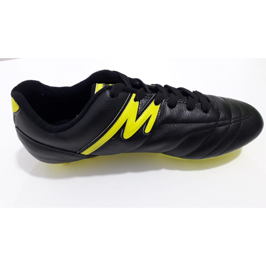 Chuteira Mathaus, Cor Preto/Amarelo, Furia Campo 19063