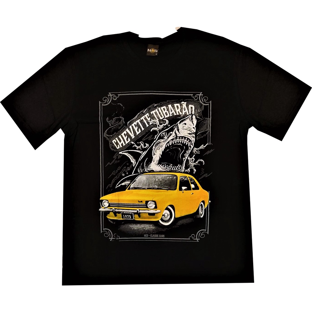 Camiseta - Chevette Tubarão (Carros Antigos)