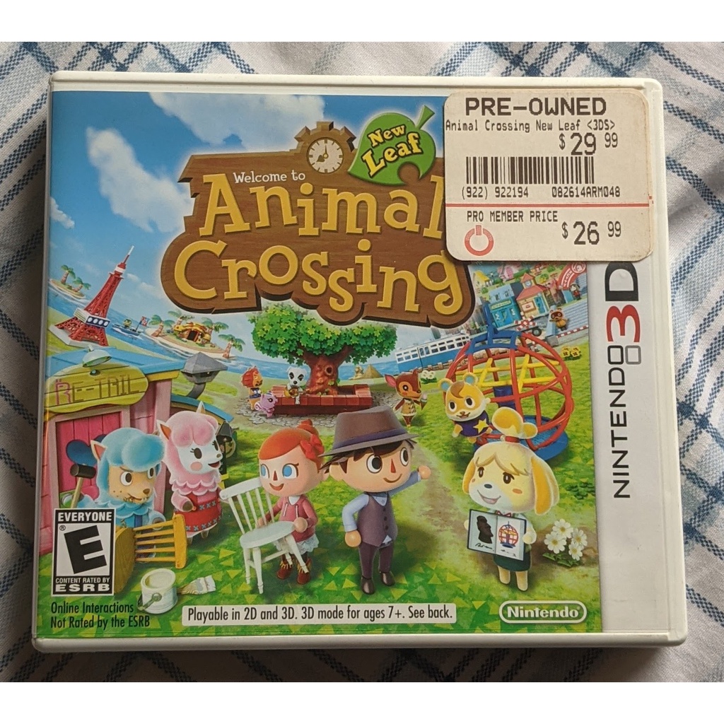 Jogo Animal Crossing New Leaf Original - 3DS - Sebo dos Games - 10 anos!