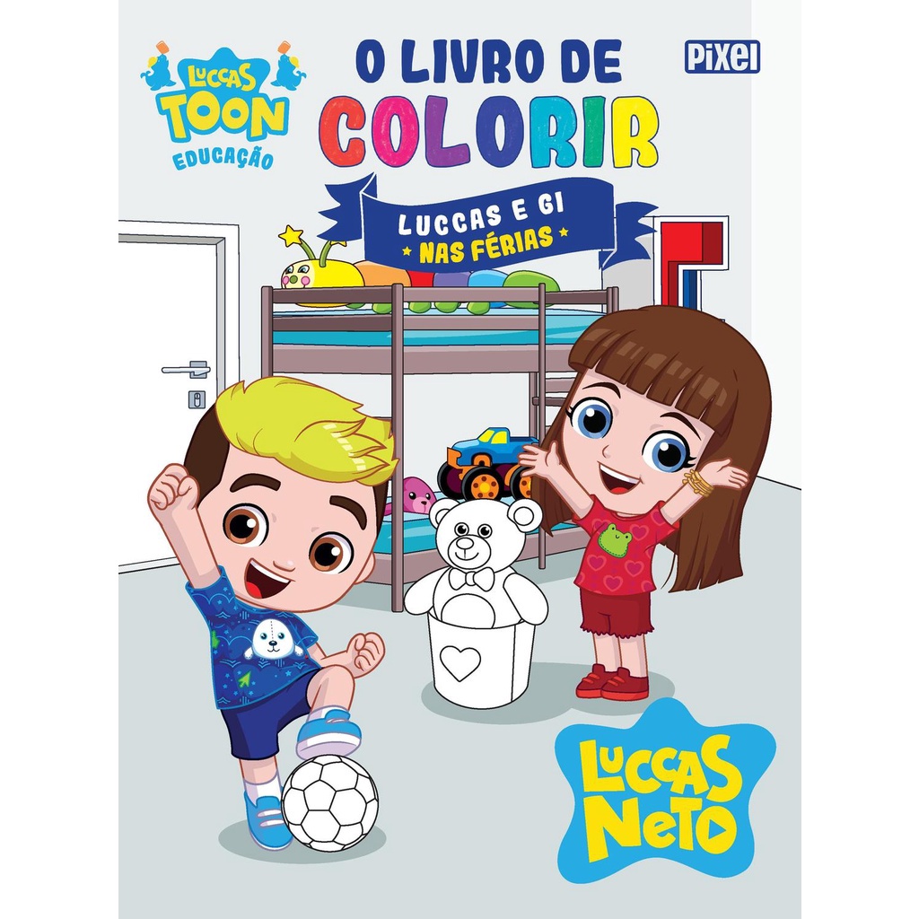 livro de colorir luccas neto em Promoção na Shopee Brasil 2023