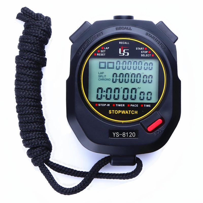 100 Mem ria Digital Professional Handheld Lcd Chronograph Sports Cron metro Temporizador Stop Watch 018