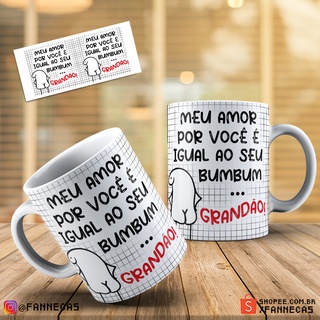 Caneca Mágica Flork Meme Dia Dos Namorados Meu Amor Por Você