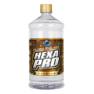 Fluido Para Water Cooler Universal 1 Litro Transparente Hexa Pro Premium 4.0 - Alto Desempenho
