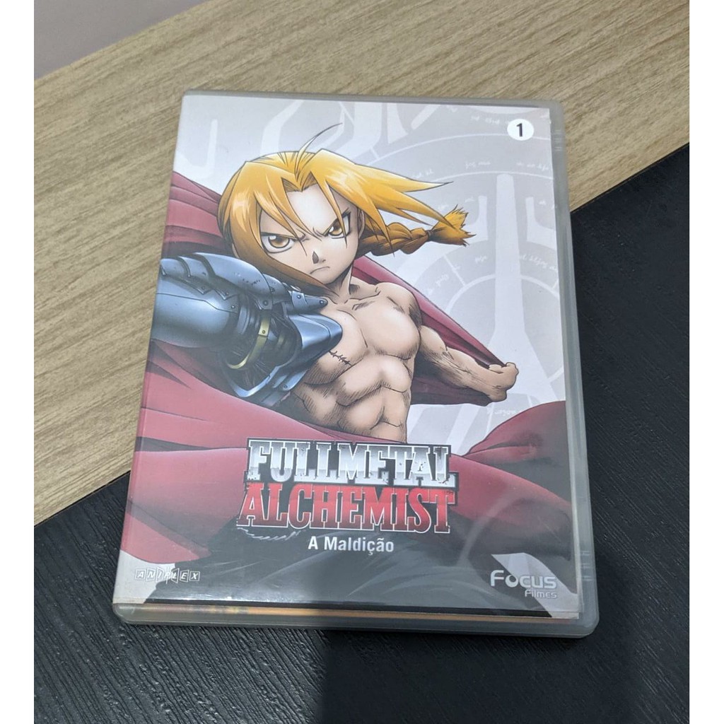 Dvd Anime Fullmetal Alchemist A Maldição Vol. 1 - Desconto no Preço