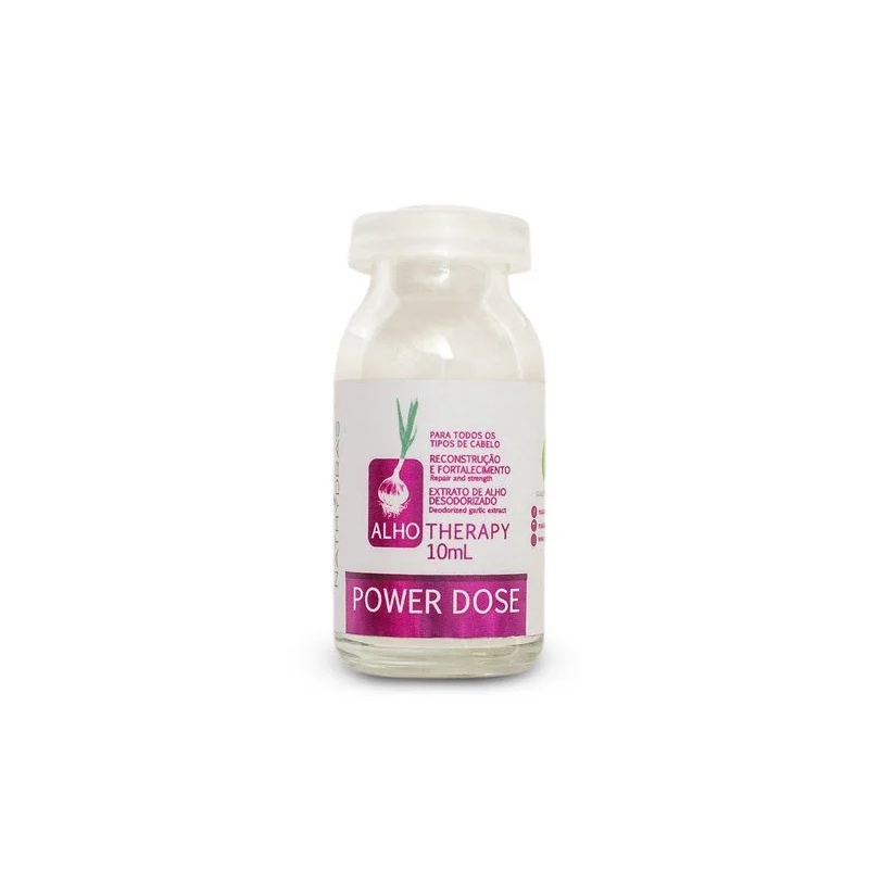 Ampola Power Dose Alho Therapy Nathydras 10ml | Shopee Brasil