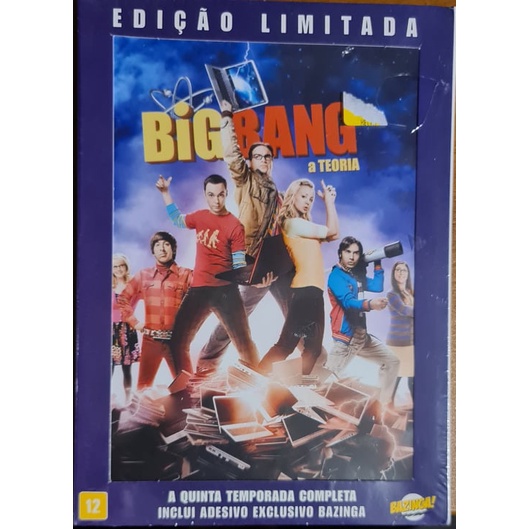 Big Bang A Teoria - A Quinta Temporada Completa 3 DVDs (Lacrado ...