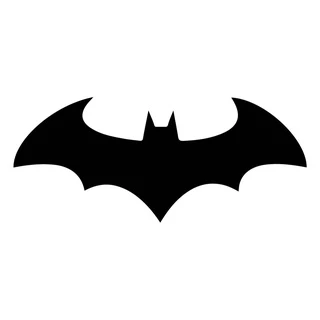 Batman Logo Decorativo MDF 3mm Decoração Parede Aplique Preto Laser Sala Quarto 40Cm