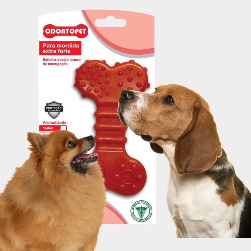 Brinquedo Osso De Nylon Para Cachorros Super Resistente Odontpet ...
