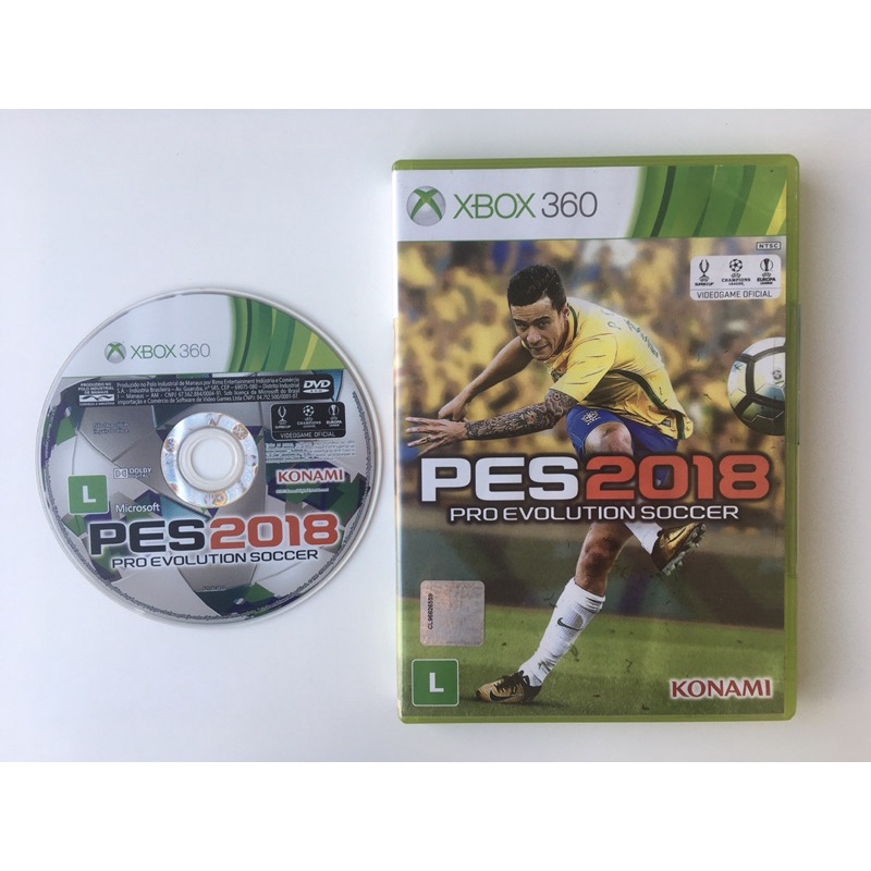 Jogo PES 2018 Xbox 360 Mídia Física Original (Lacrado) - Machado Games -  Tudo de Tecnologia e Games!
