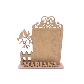 20 Porta Retratos Jardim Encantado MDF CRU Personalizado!